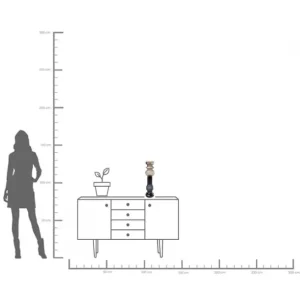 Sale KARE Design Candle Holder Marvelous Duo Brown Grey 49cm