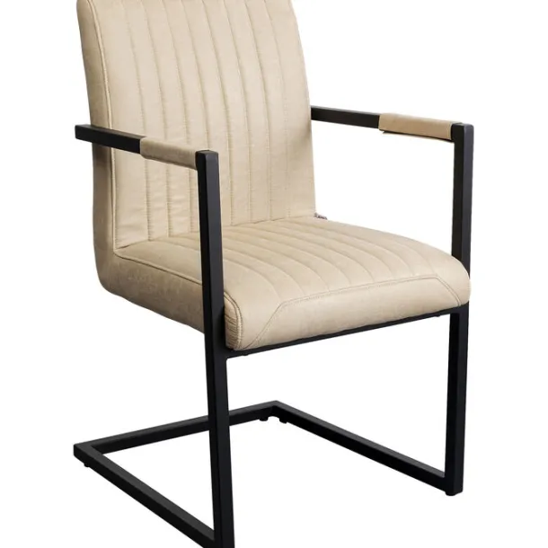 cantilever_armchair_thamo_1.webp Outlet KARE Design Cantilever Armchair Thamos Beige