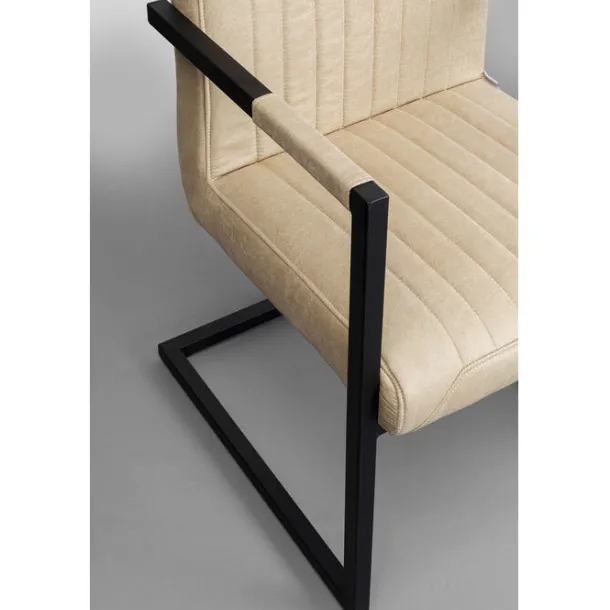 cantilever_armchair_thamo_6.webp Outlet KARE Design Cantilever Armchair Thamos Beige
