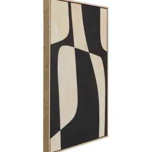 Best KARE Design Canvas Picture Classic Shape Blacky 60x90cm