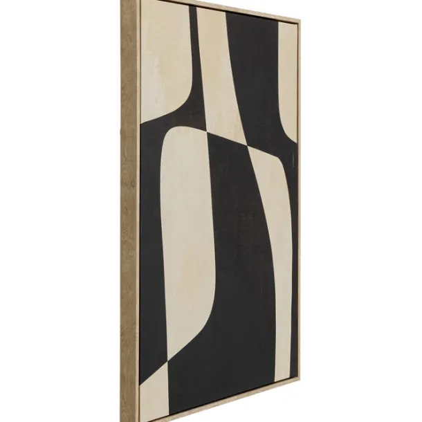 canvas_picture_classic_sh_3.webp Best KARE Design Canvas Picture Classic Shape Blacky 60x90cm