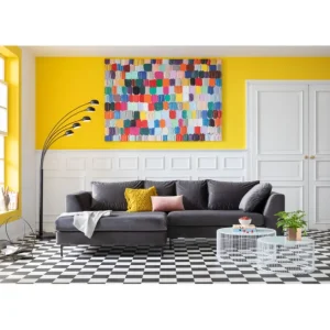 Fashion KARE Design Canvas Picture Colorful Dots 200x140cm