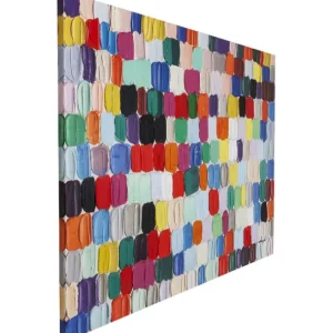 Fashion KARE Design Canvas Picture Colorful Dots 200x140cm