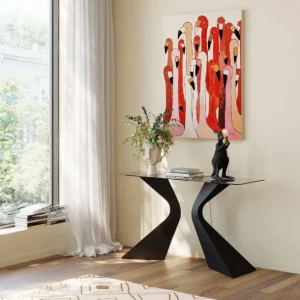 Fashion KARE Design Canvas Picture Flamingo Meeting 90x120cm