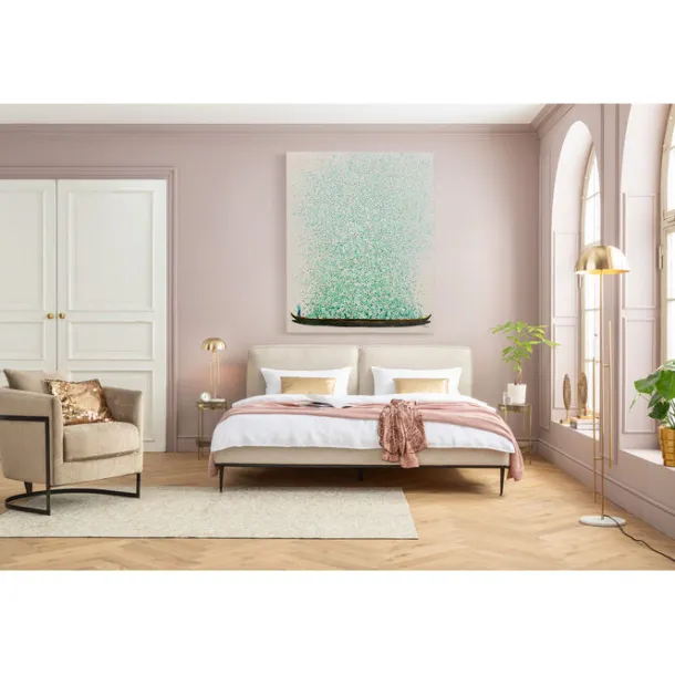 canvas_picture_flower_boa_1.webp Hot KARE Design Canvas Picture Flower Boat Beige Green 120x160cm