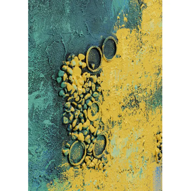 canvas_picture_jardin_blu_4.webp Sale KARE Design Canvas Picture Jardin Blue 125x215cm