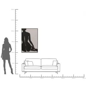 Outlet KARE Design Canvas Picture Nude Lady 70x110cm