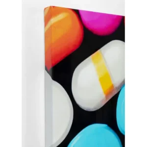 Clearance KARE Design Canvas Picture  Pastilla Stripes 70x140cm