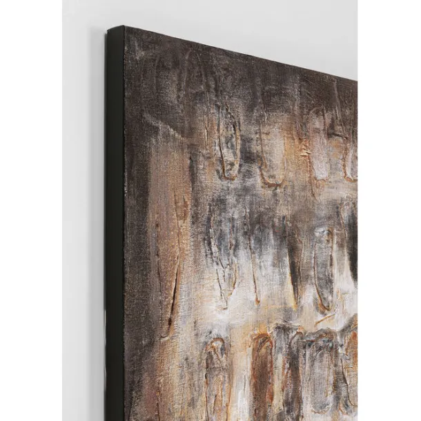 canvas_picture_shadows_br_2.webp Clearance KARE Design Canvas Picture Shadows Brown 90x120cm