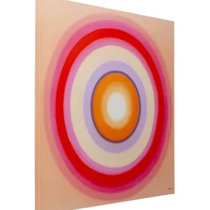 Outlet KARE Design Canvas Picture Tendency Circle Pink 120x120cm