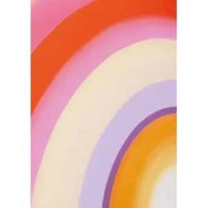Outlet KARE Design Canvas Picture Tendency Circle Pink 120x120cm