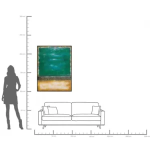 Discount KARE Design Canvas Picture Vista Green 90x120cm