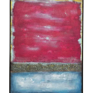 Sale KARE Design Canvas Picture Vista Red 90x120cm
