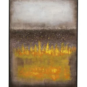 Fashion KARE Design Canvas Picture Vista Yellow 90x120cm