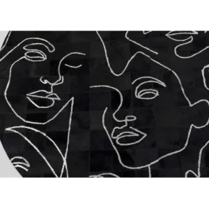 Hot KARE Design Carpet Art Faces Ø250cm