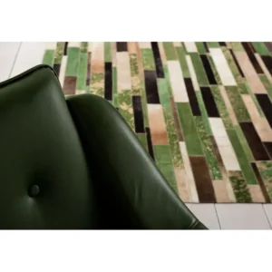 Fashion KARE Design Carpet Brick Green 170x240cm