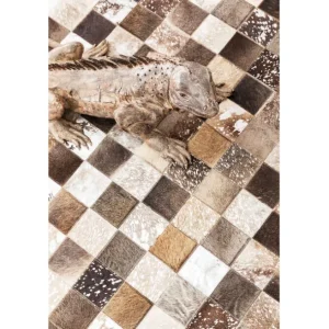 Best KARE Design Carpet Cosmo Grey-Brown Fur 170x240cm