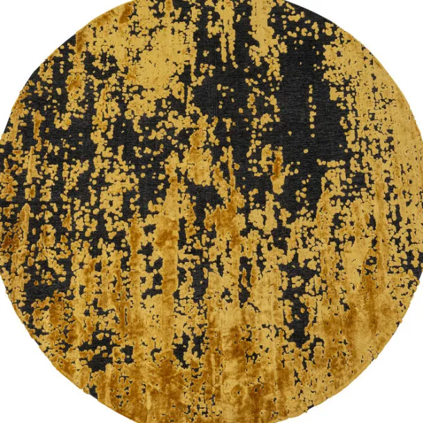 carpet_silja_yellow_cm_0.webp Clearance KARE Design Carpet Silja Yellow Ø200cm