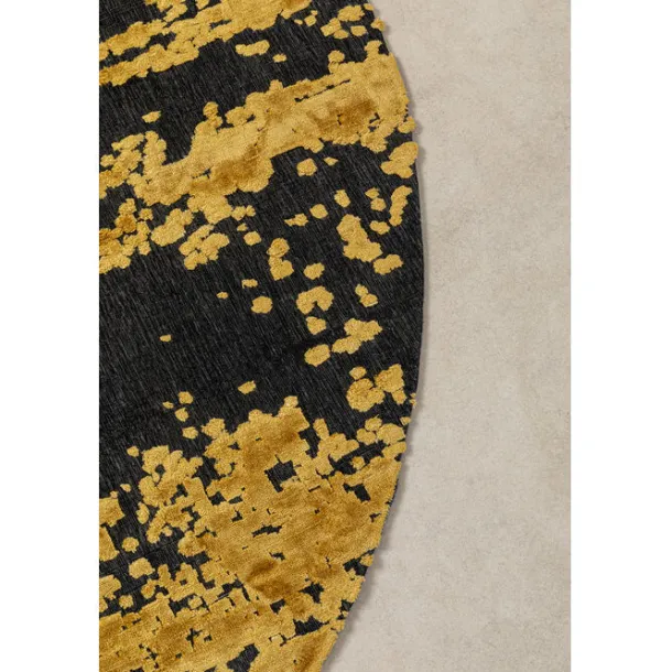 carpet_silja_yellow_cm_2.webp Clearance KARE Design Carpet Silja Yellow Ø200cm