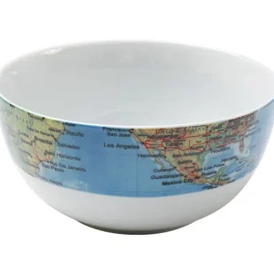 Online KARE Design Cereal Bowl Map