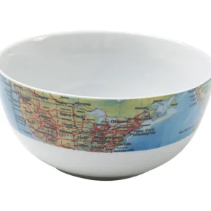 Online KARE Design Cereal Bowl Map
