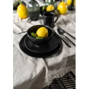 Online KARE Design Cereal Bowl Organic Black Ø15cm
