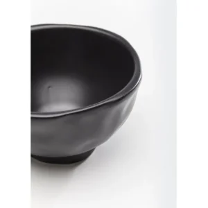 Online KARE Design Cereal Bowl Organic Black Ø15cm