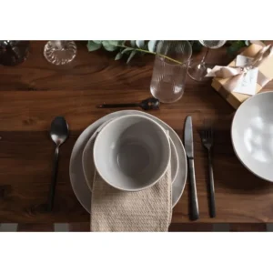 New KARE Design Cereal Bowl Organic Grey Ø15cm