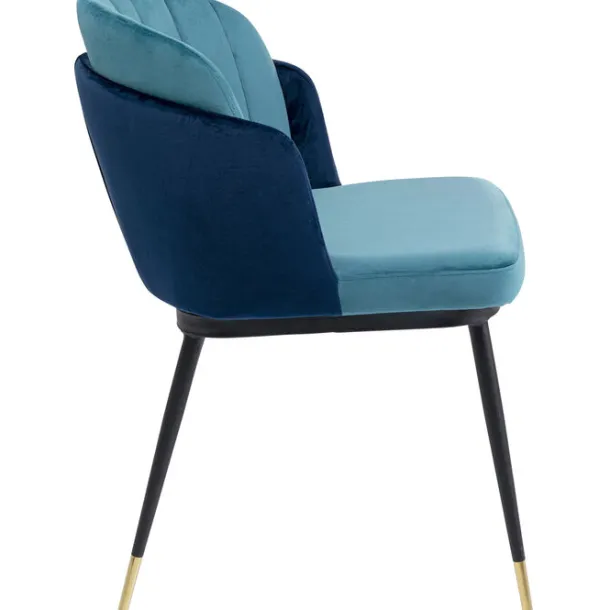chair_hojas_blue_3.webp Online KARE Design Chair Hojas Blue