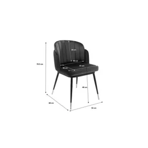 Online KARE Design Chair Hojas Blue