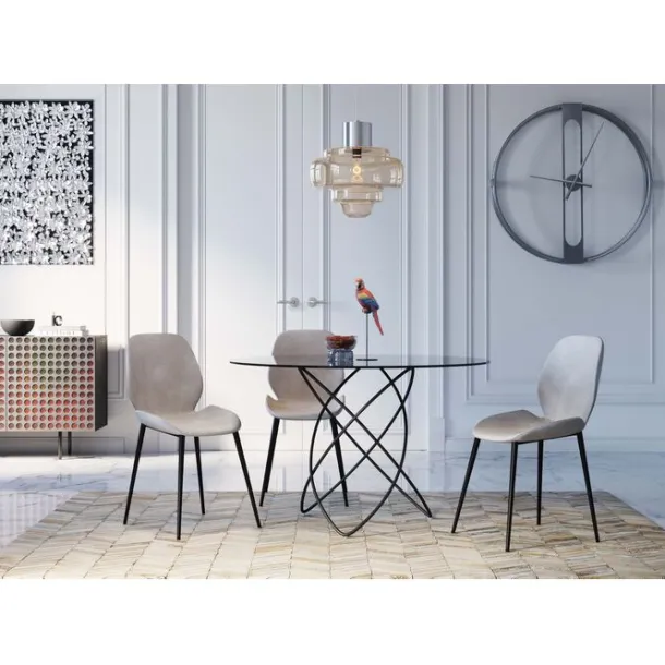 chair_honey_moon_grey_1.webp Outlet KARE Design Chair Honey Moon Grey