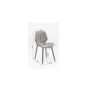 Outlet KARE Design Chair Honey Moon Grey