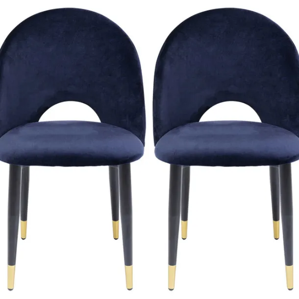 chair_iris_velvet_blue_se_0.webp Discount KARE Design Chair Iris Velvet Blue (2/Set)