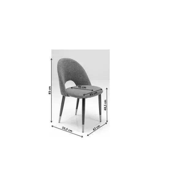 chair_iris_velvet_blue_se_6.webp Discount KARE Design Chair Iris Velvet Blue (2/Set)