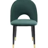 Clearance KARE Design Chair Iris Velvet Green