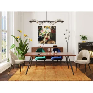 Best KARE Design Chair Iris Velvet Taupe (2/Set)