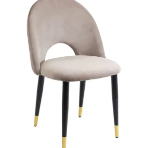 Best KARE Design Chair Iris Velvet Taupe (2/Set)