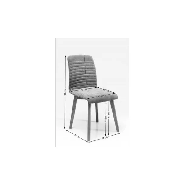 chair_lara_grey_6.webp Best KARE Design Chair Lara Grey