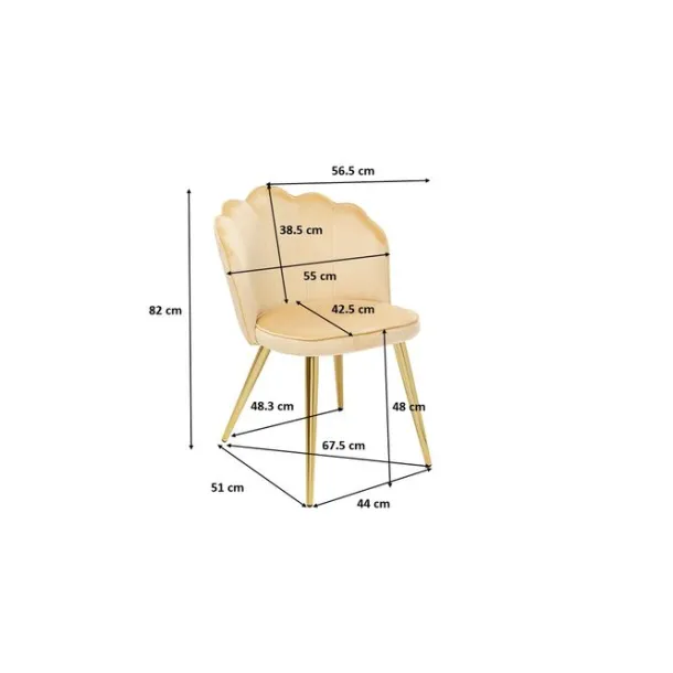 chair_princess_beige_set_7.webp Online KARE Design Chair Princess Beige (2/Set)