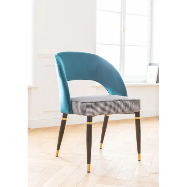 chair_samantha_bluegreen_1.webp Discount KARE Design Chair Samantha Bluegreen