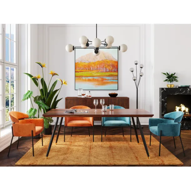 chair_with_armrest_alexia_1.webp Hot KARE Design Chair with Armrest Alexia Velvet Orange