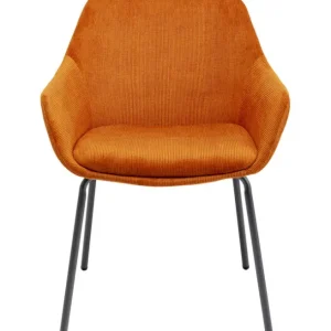 Clearance KARE Design Chair with Armrest Avignon Orange