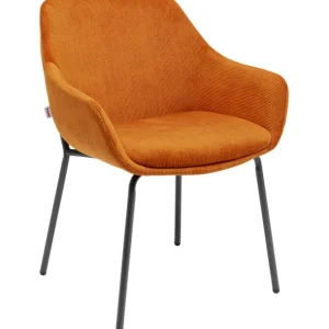 Clearance KARE Design Chair with Armrest Avignon Orange