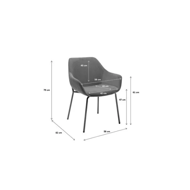 chair_with_armrest_avigno_7-1.webp Clearance KARE Design Chair with Armrest Avignon Orange