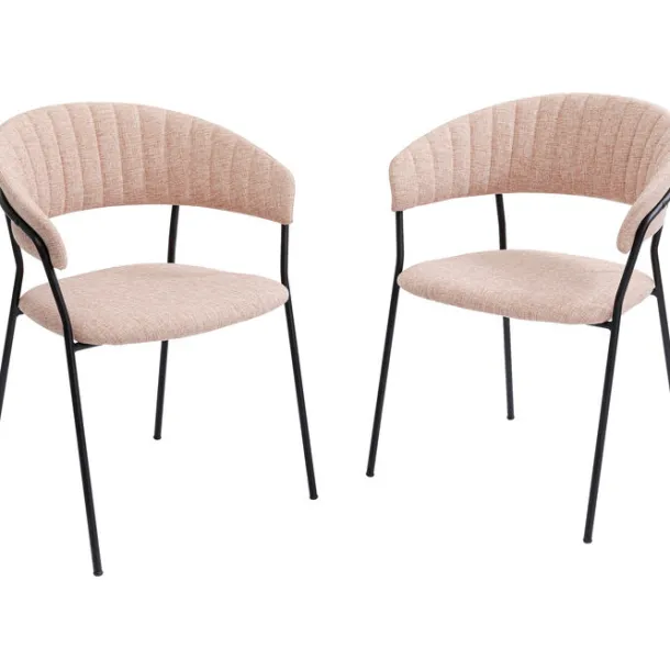 chair_with_armrest_belle__0.webp Fashion KARE Design Chair with Armrest Belle Rose (2/Set)