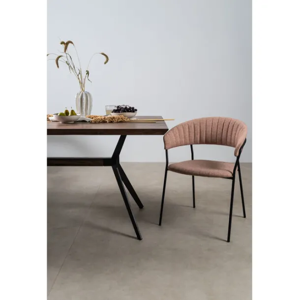 chair_with_armrest_belle__1.webp Fashion KARE Design Chair with Armrest Belle Rose (2/Set)