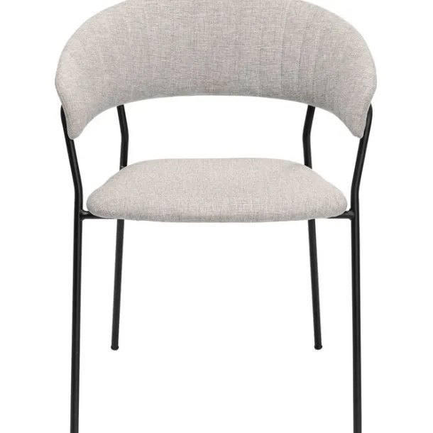 chair_with_armrest_belle__5-4.webp Online KARE Design Chair with Armrest Belle Silver Grey (2/Set)