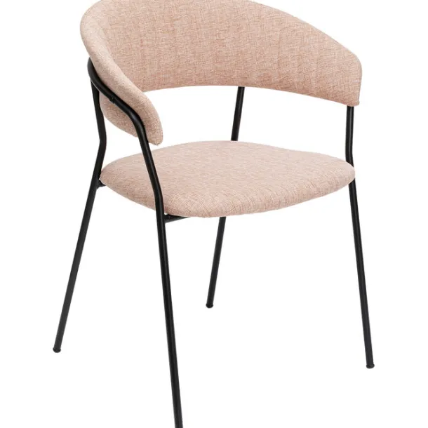 chair_with_armrest_belle__6.webp Fashion KARE Design Chair with Armrest Belle Rose (2/Set)