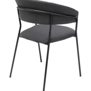 Discount KARE Design Chair with Armrest Belle Anthracite (2/Set)