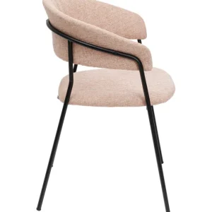 Fashion KARE Design Chair with Armrest Belle Rose (2/Set)